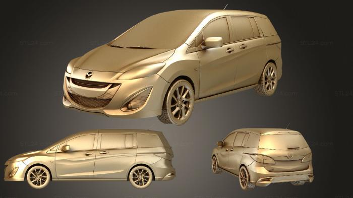 Автомобили и транспорт (Мазда 5 2011, CARS_2378) 3D модель для ЧПУ станка